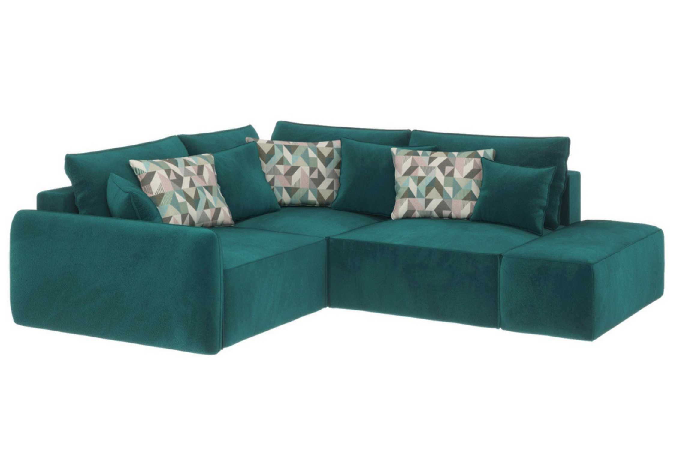 Zielony narożnik modułowy